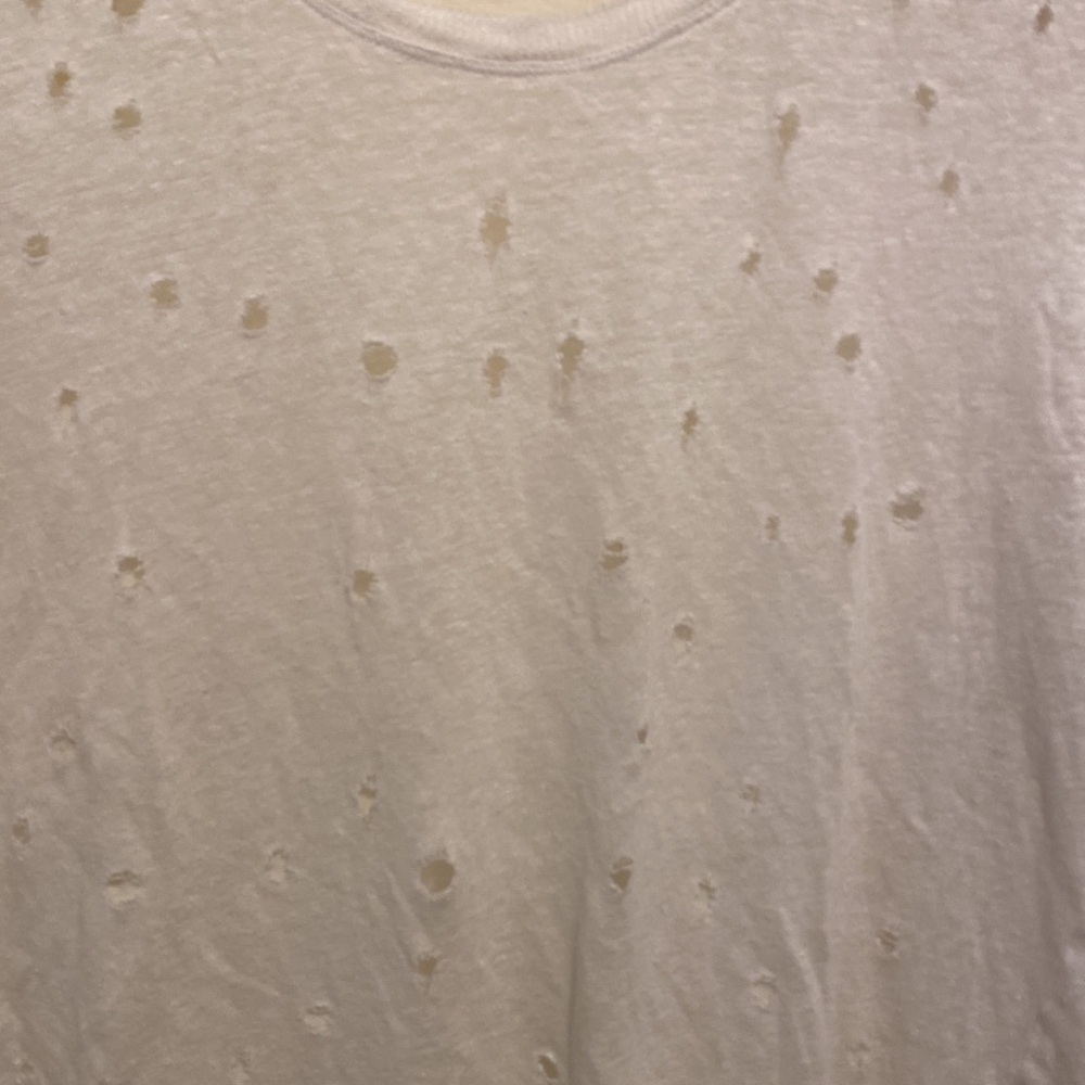 IRO Clay distressed white linen tee. Size L. Very good condition - Picture 4 of 11